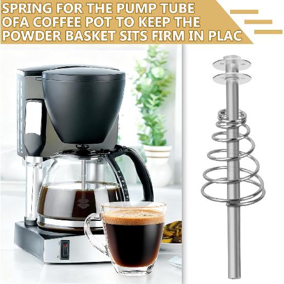 Percolator Pump Tube Springs for Farberware Yosemite Coffee Maker, 2-Pack, Replacement Parts