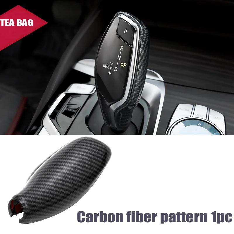 Car Styling automatic speed gear shift knob head Covers Stickers For BMW 5 7 series G30 G38 G11 G12 X3 G01 Car Modification