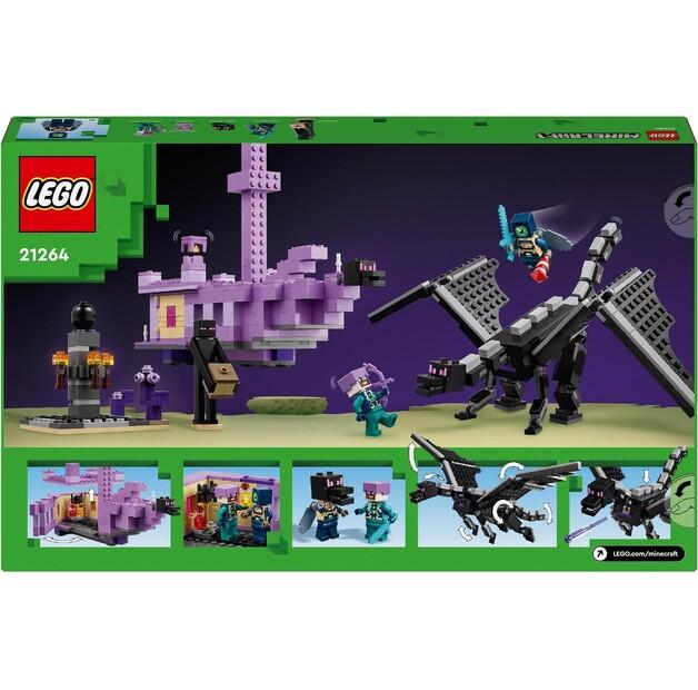 LEGO Minecraft 21264 Дракон Кресу и корабль Кресу