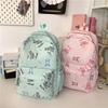 New Small Fresh Junior High School College Student Schoolbag Simple Casual Large Capacity Women's Backpack Light Travel Backpack
