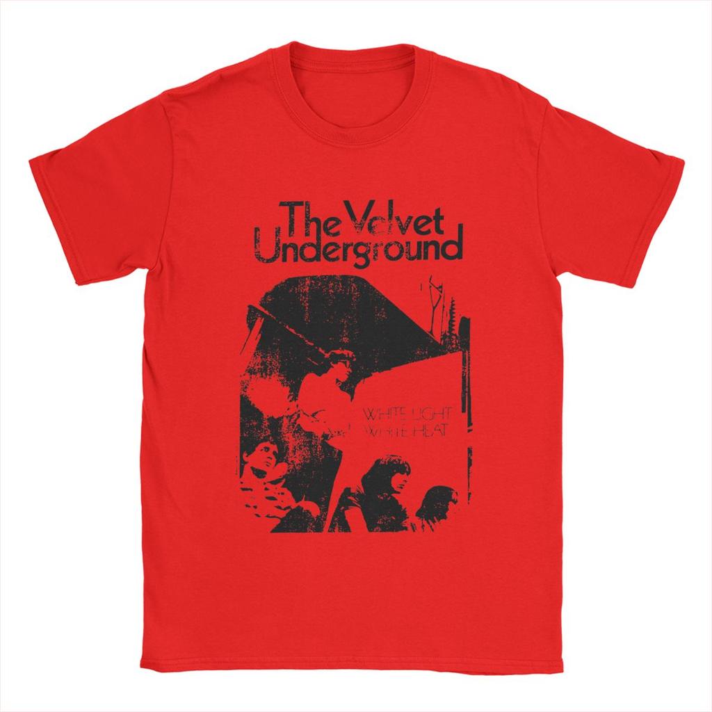 Повседневные футболки The Velvet Underground для мужчин с круглым вырезом из чистого хлопка футболки с коротким рукавом идеи для подарков топы