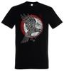 Norse Raven Mens T-Shirt Runes Vikings Raven Wallhalla Thor Odhin Vikings