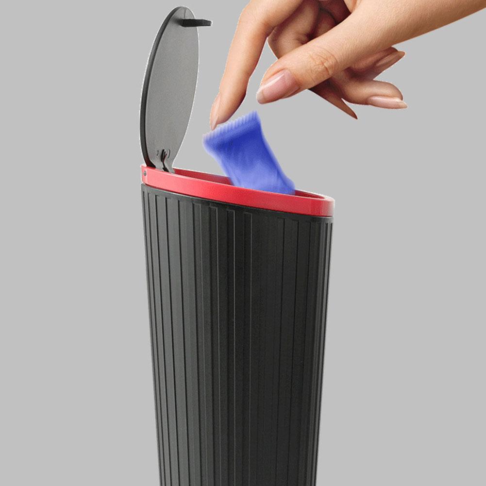 Мини-автомобильный мусорный бак, многофункциональный автомобильный небольшой мусорный бак, устанавливаемый в автомобиль, мусорный бак в форме чашки с крышкой и подстаканником, автомобильные аксессуары