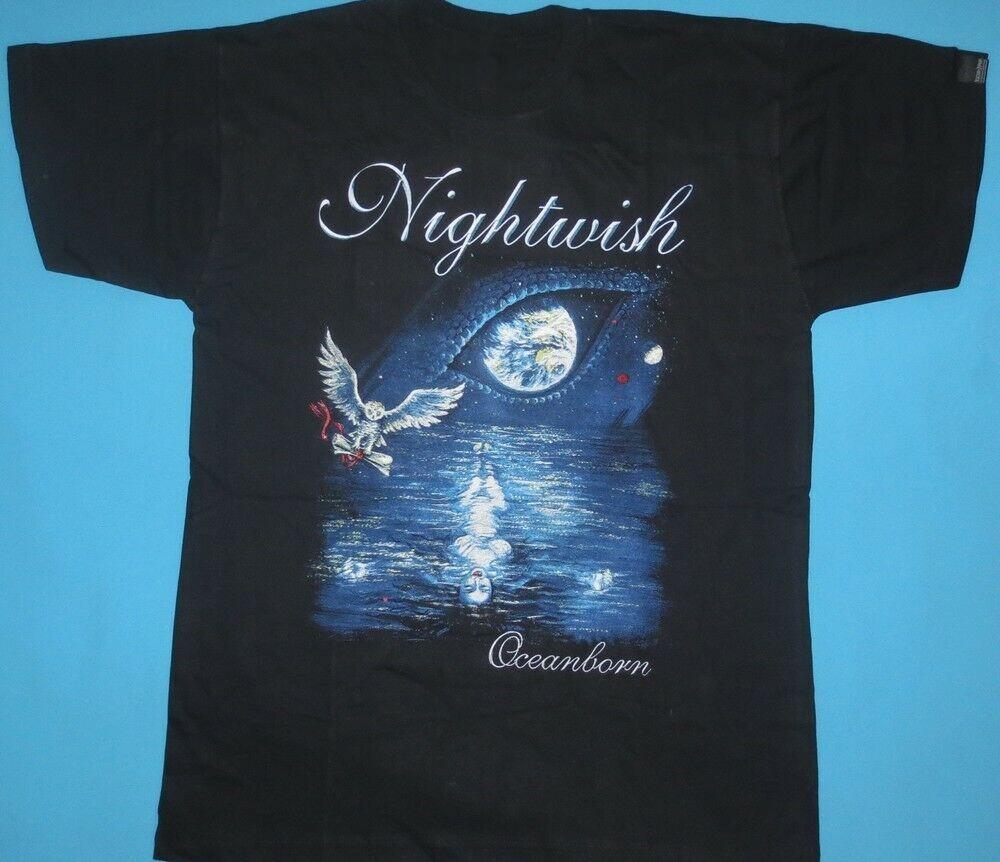 Nightwish - Oceanborn Тур 2015 ЧЕРНАЯ Футболка Мужская S-4XL Унисекс Футболка