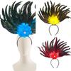 Elegant Feather Headband Cosplay Hair Accesories Fashion Hairpieces Costume Headwear for Parties and Celebrations