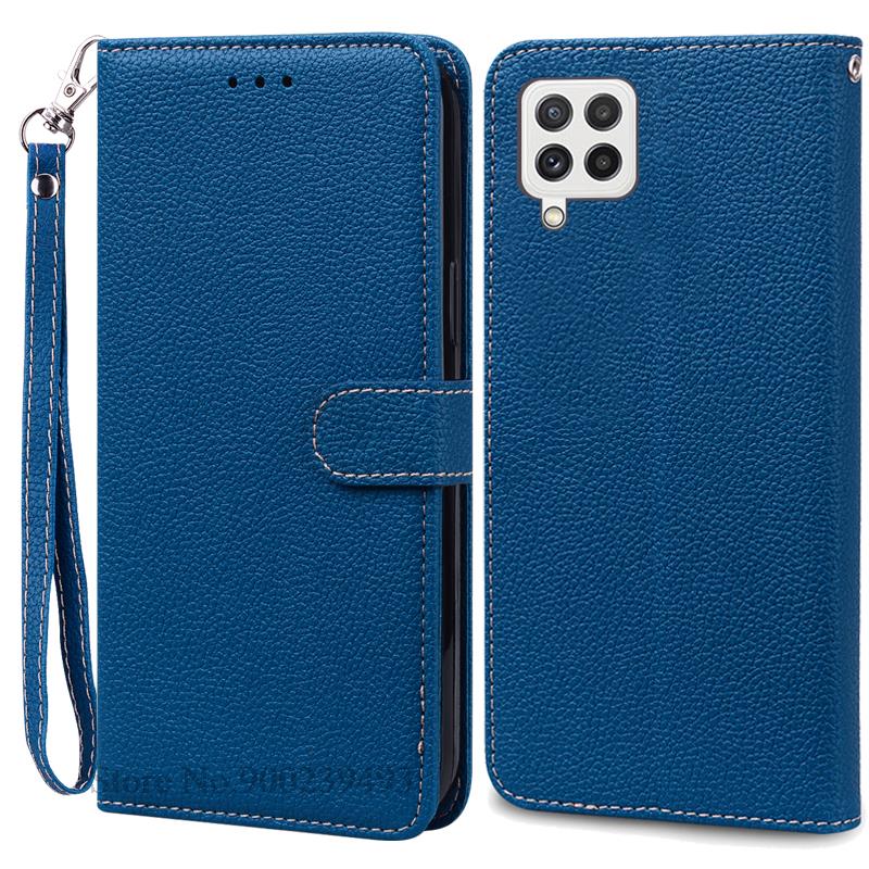 M32 4G Case For Samsung Galaxy M32 Case Leather Wallet Flip Case For Samsung M32 M 32 SM-M325F Case Soft Silicone Cover Fundas