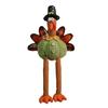 Turkey Gnome Doll Hanging Leg Turkey Doll for Thanksgiving Day Home Desk Shelf Decoration Harvest Festival Supply