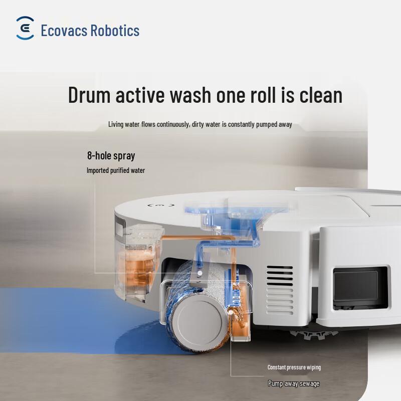 Ecovacs T80 Robot Vacuum and Mop CN plug (adapter included)
