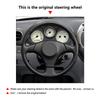 Кожаная накладка на руль автомобиля, ручная прошивка, для Toyota Corolla (США) Matrix 2003-2008 RAV4 Celica Lexus IS200 300 1999-2005