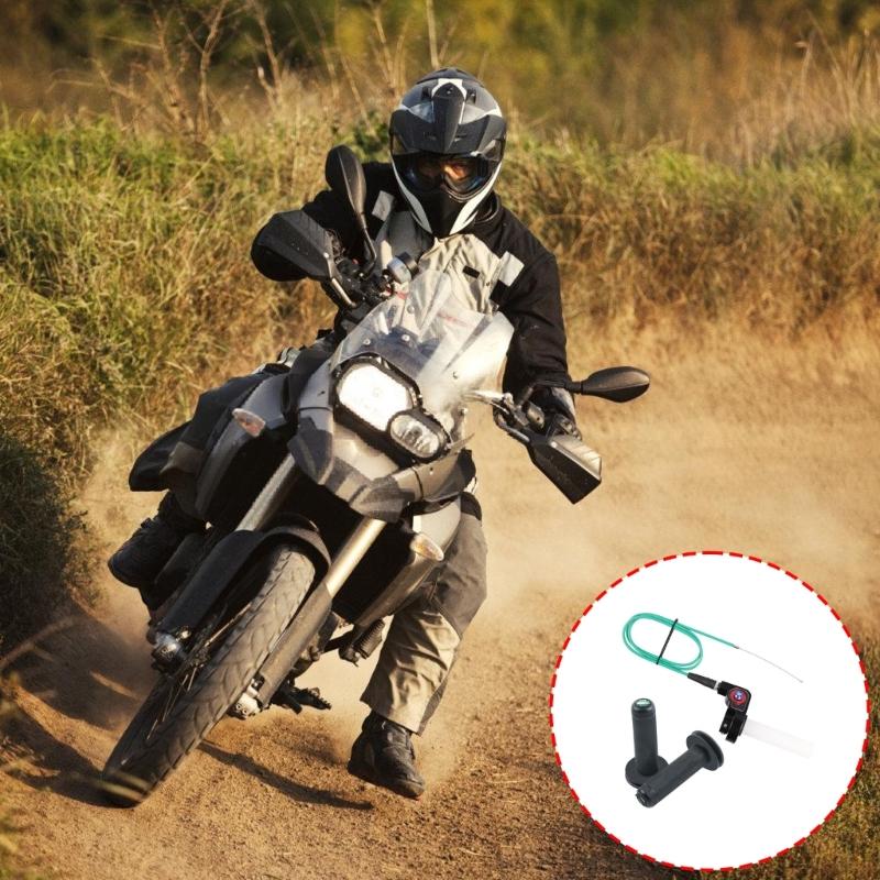 Мотоциклетные ручки 7/8" 22 мм с зажимом дроссельной заслонки, тросом скручивающейся ручки газа для CG125 150cc 200cc 250cc ATV