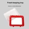5 шт. креативных подносов для хранения продуктов, складные подносы для хранения продуктов с эластичной крышкой, сохраняют свежесть продуктов, многоцелевой контейнер для хранения продуктов