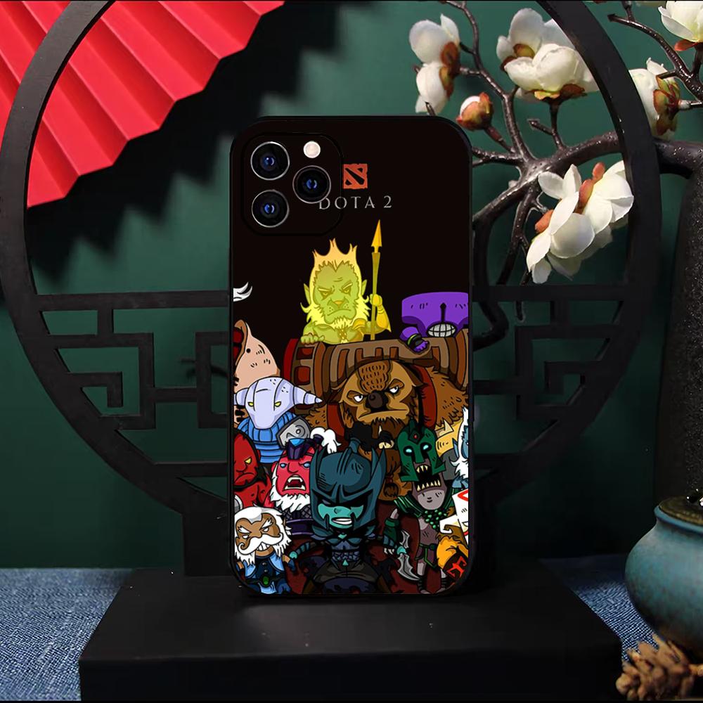 Чехол для телефона Dota 2 для iPhone 17 Pro Max 16 15 14 Pro Max 13 11 X Xs Xr 8 7Plus Силиконовый чехол