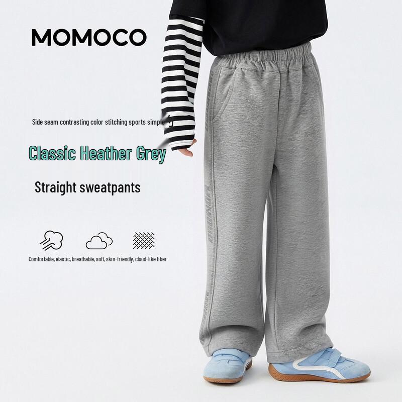 Осенние повседневные вязаные спортивные штаны для мальчиков MOMOCO