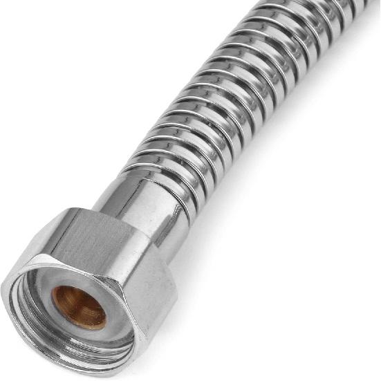 RV Exterior Shower Head with 1.5m/4.9ft Hose - Stainless Steel Nozzle, 1/2 Inch Thread for RV, Camper, Boat & Motorhome Outdoor Faucet Water Supply