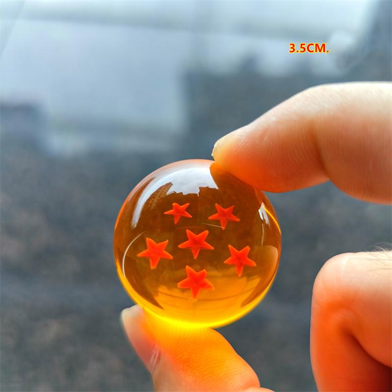7 шт./комплект Dragon Ball Z 7 Звезд Оранжевый Хрустальный Шар Аниме Фигурка Игрушки Аниме Коллекция Модель Куклы Декор для Дома Комнаты Подарки на День Рождения