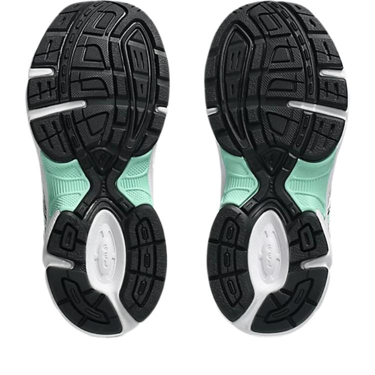 Asics Кроссовки Gel-1130 из синтетической кожи и сетки для дошкольников с амортизацией, низкие, для бега, детские кроссовки 1204A170-105