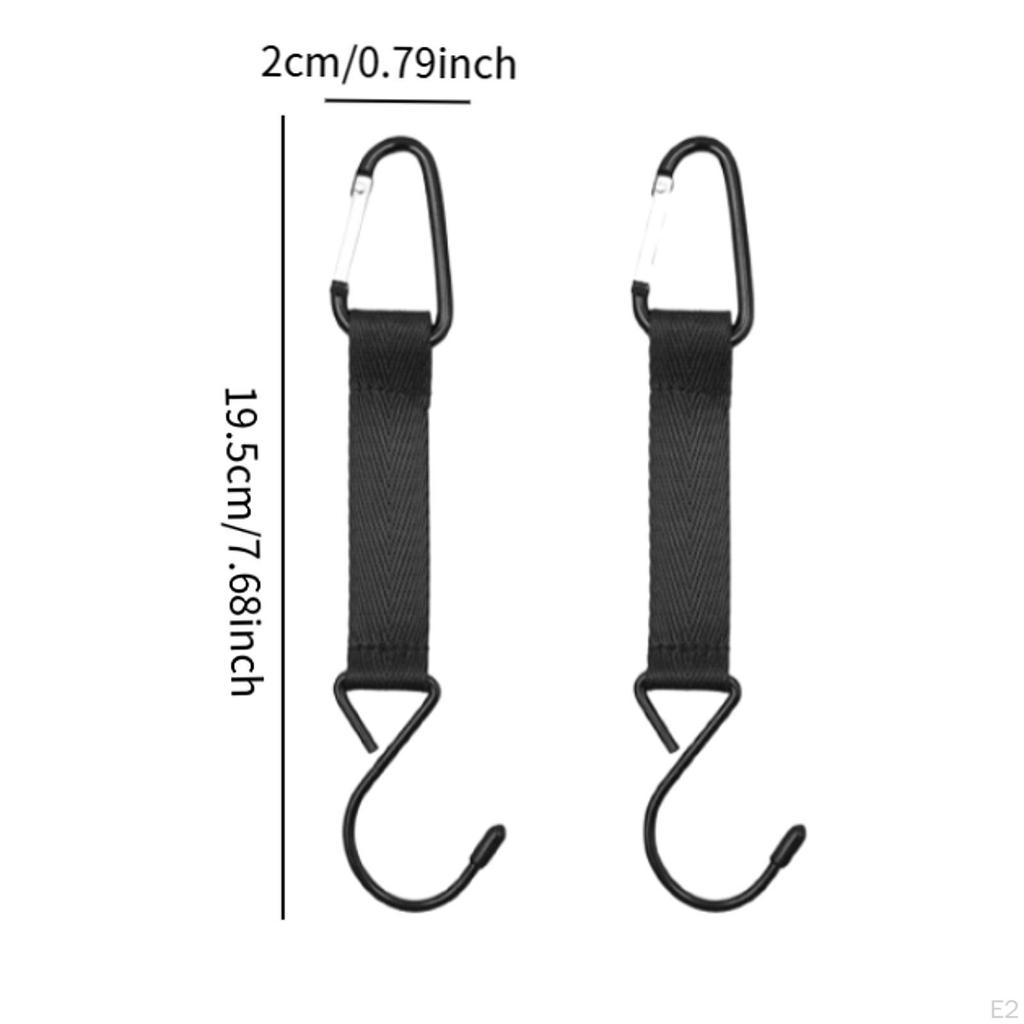 2 шт. крючки для подвешивания палатки для кемпинга, вешалка для одежды для рыбалки