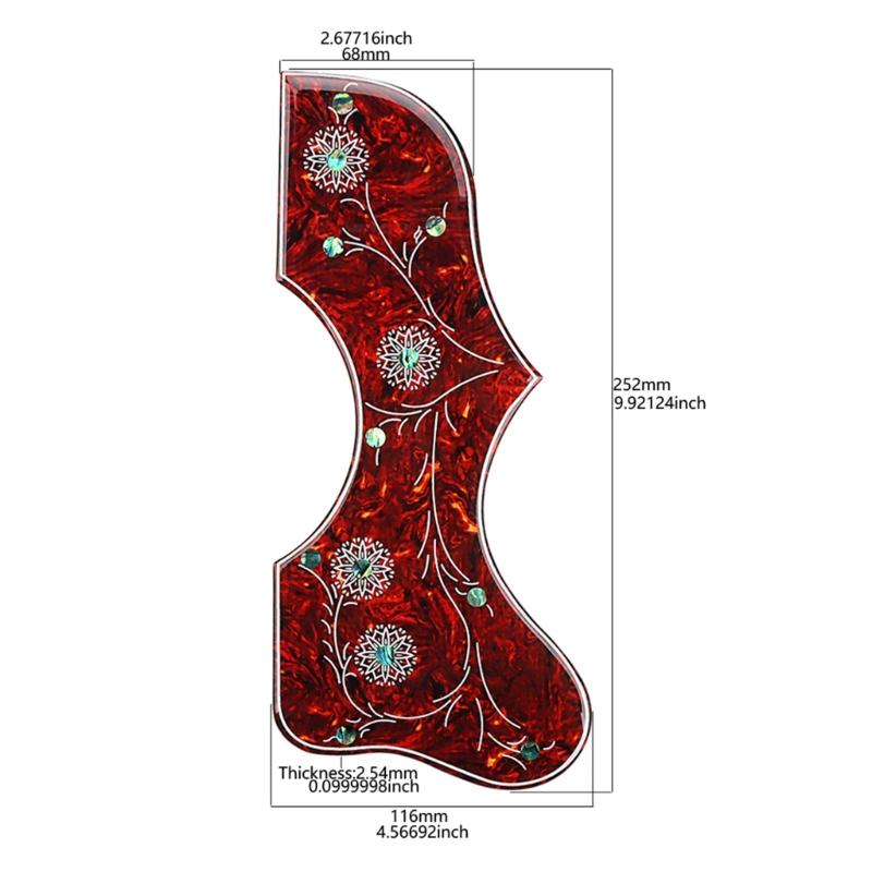 1 шт. Накладка на гитару, накладка для защиты от царапин, самоклеящаяся наклейка на накладку, защитная пластина