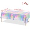 Пластиковые скатерти с переливчатым рисунком, блестящие одноразовые лазерные прямоугольные скатерти, украшения для вечеринок, дня рождения, свадьбы