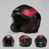 Motorcycle Helmet Double Mirror Windproof Sun Protection Riding Helmet Electric Vehicle Helmet Ear Protection Can Be Detached
