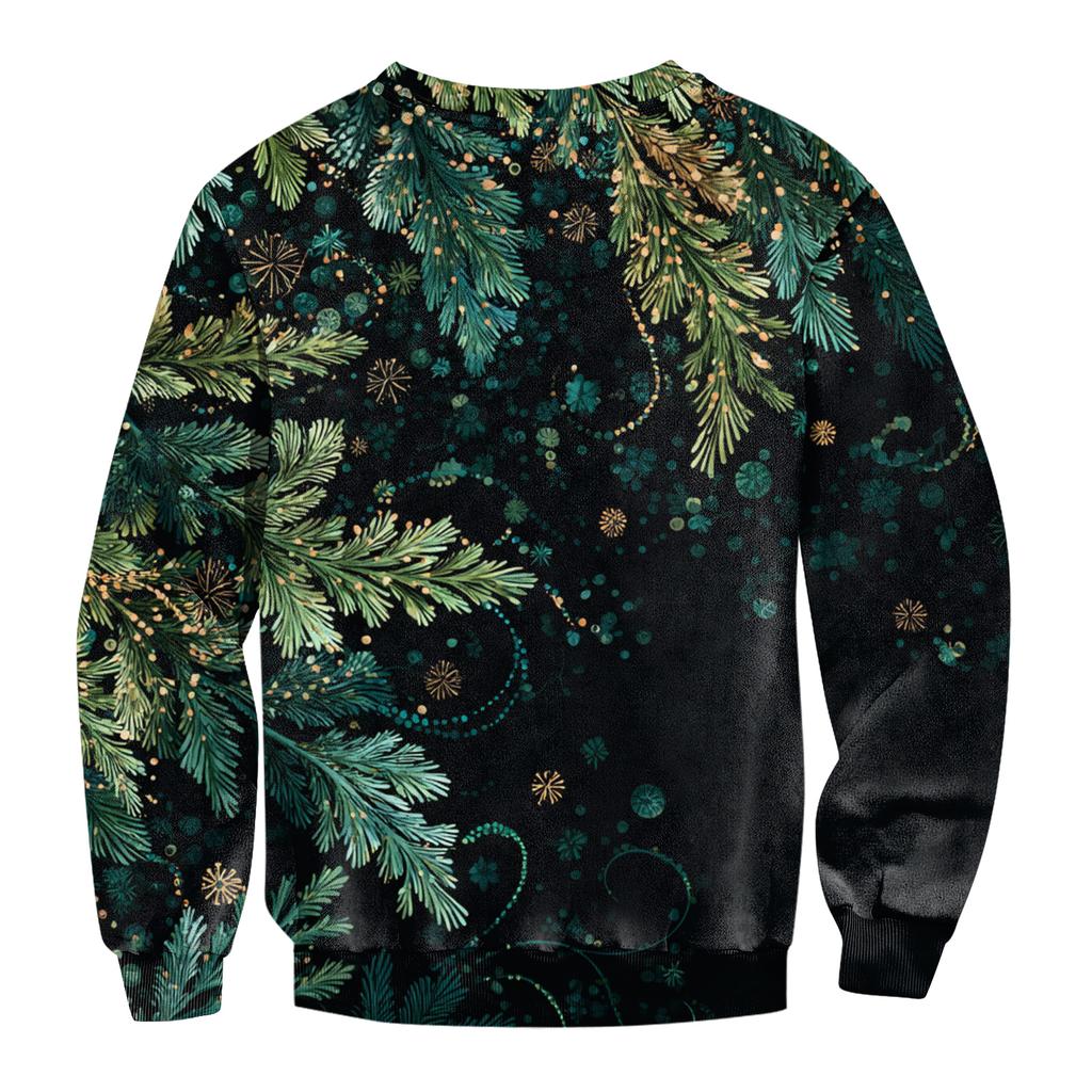 Мужской повседневный модный свитшот с принтом и круглым вырезом