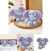 Soft Elephant Keychain Toy With Key Ring For Birthday Present