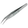 Tweezers, Thick Finish, 2.8mm Plate Thickness, 125mm Total Length, 8mm Opening Width, 0.6mm Tip Width, Curved Tip, PP-102