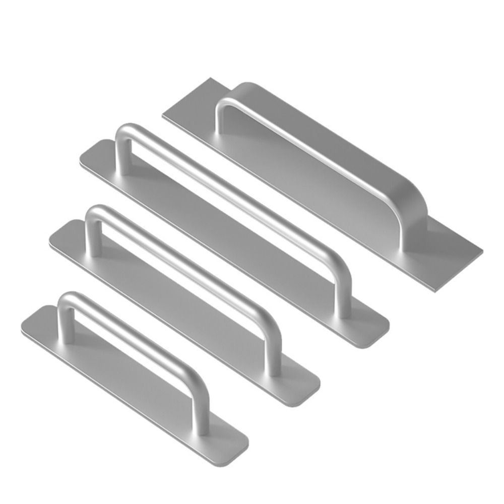 Durable Punch-free Self-adhesive Cabinet Pulls Door Knobs Door Handle Furniture Hardware