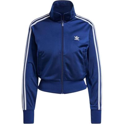 Adicolor Classics Firebird с боковыми полосками и воротником-стойкой, спортивная удобная мягкая куртка, женская куртка темно-синего цвета IY2191