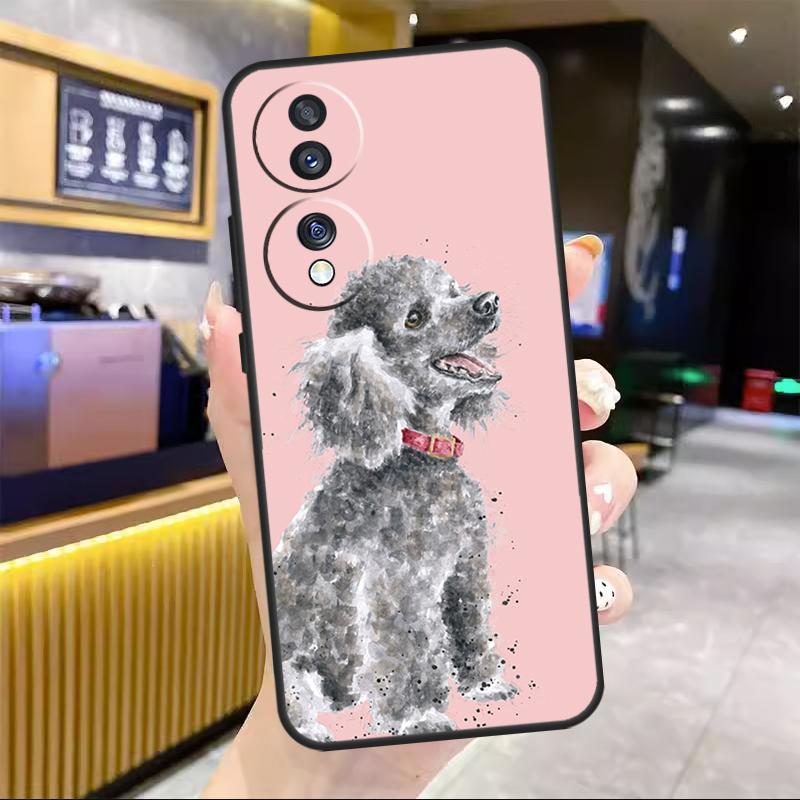 Чехол для телефона Poodle Dog для Honor Magic 6 7 8 Pro для Honor 90 70 50 Lite 400 200 X8c X8b X9a X9b X9c X9d Win RT