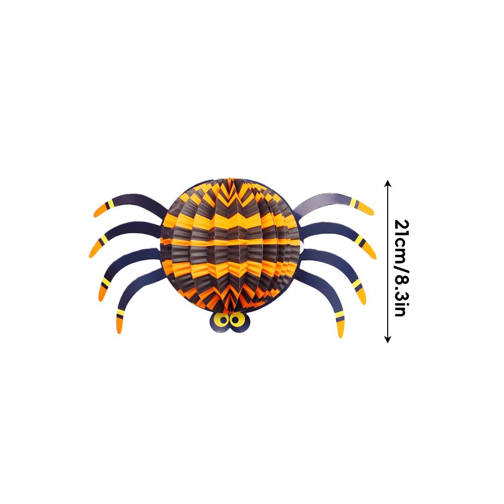 Хэллоуин Подвесной Декор Призрак Ведьма Паук Тыква Бумажные Фонарики DIY Хэллоуин Подвесные Поделки Хэллоуин Подвески для Веранды Потолка