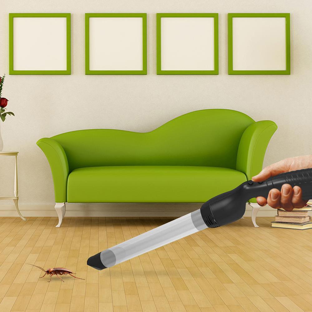 Портативный уловитель насекомых Всасывающая ловушка Трубка Ручной пылесос для насекомых и мух Бытовой пылесос для насекомых Двуустка Мухоловка