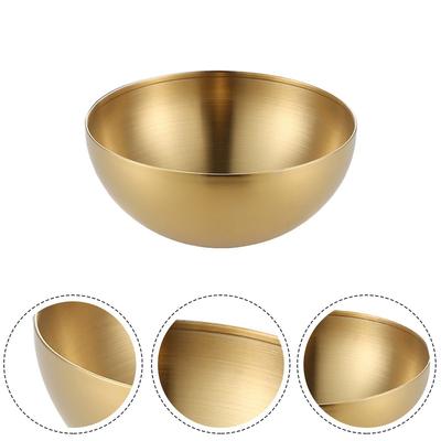 Металлическая салатница, кухонная посуда, миска для супа, риса, рамэна и лапши