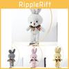 Adorable Sparkling Plush Bunny Toy Ideal For Bags And Gifts In Multiple Colors