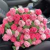 Multicolored Pointed-Angled Rose Bouquet Blankets Hand-Knitted Crocheted Rose Sofa Blankets Wedding Valentine Girlfriend Gifts
