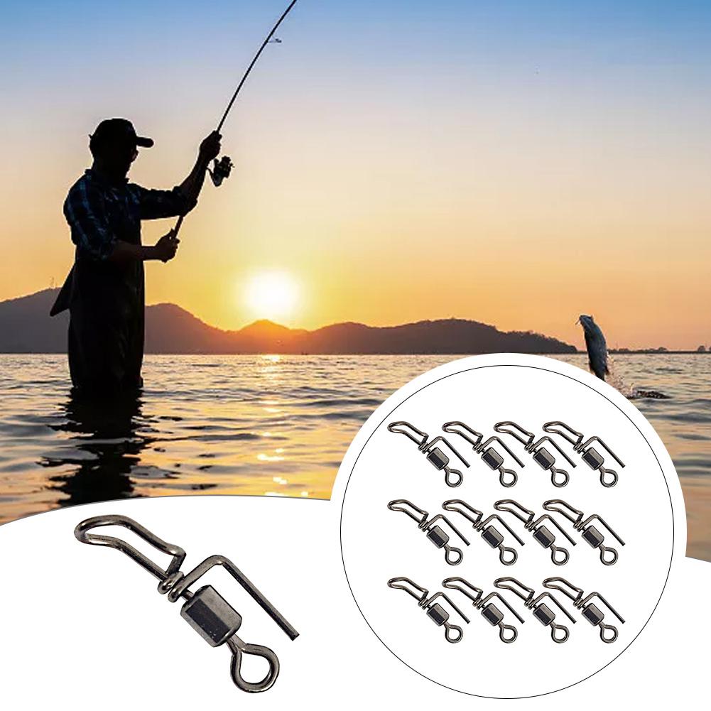 Sanitizable For Sea Fishing Clip Down Swivels 20PCS 304 Stainless Steel 18mm