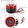 DC 12V-24V 105dB со светодиодной предупреждающей сиреной, звуковой сигнал заднего хода, гудки, звуковой сигнал заднего хода для автомобиля, лодки, грузовика