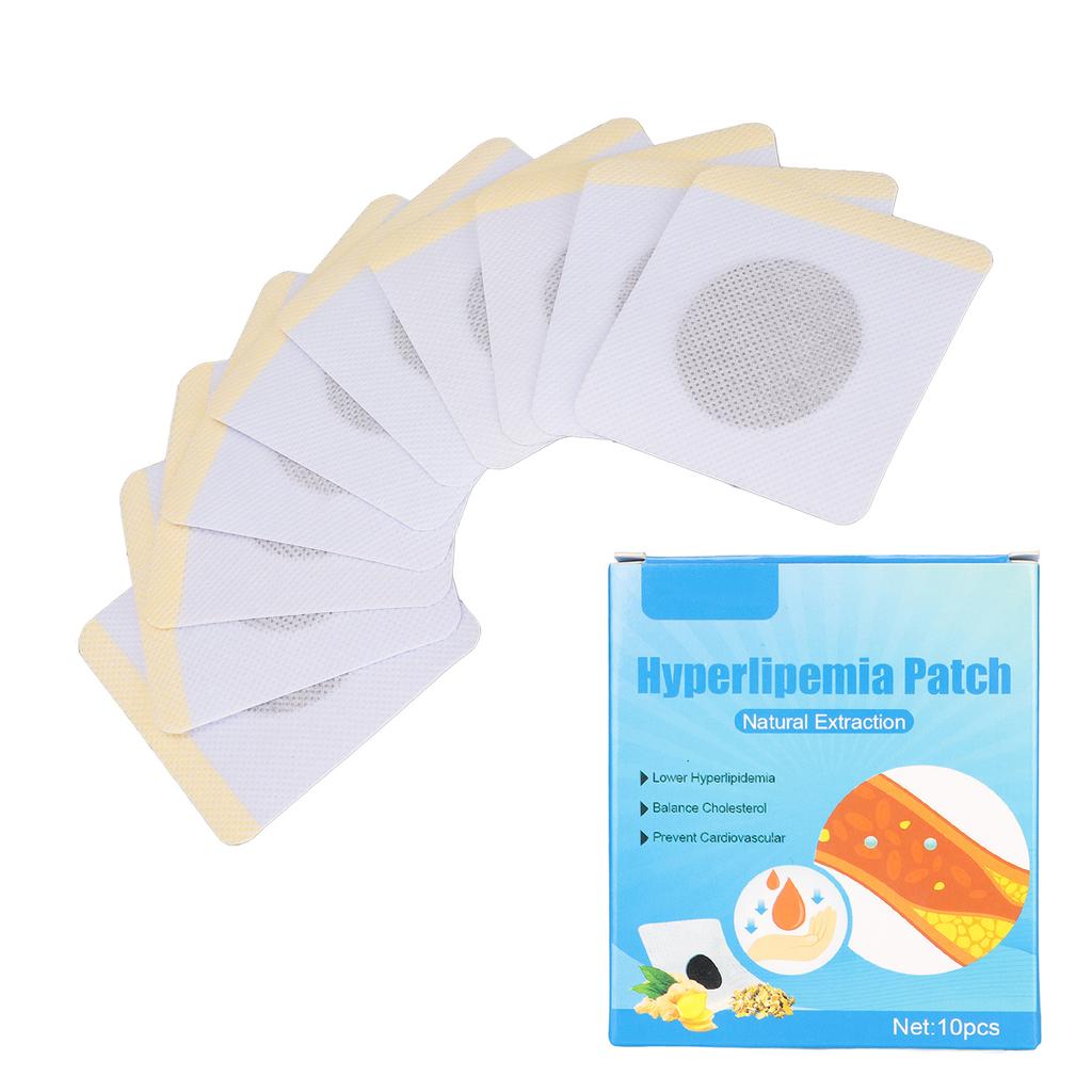 10pcs Weight Loss Patches Natural Herbs Breathable Balance Blood Lipid Health Care Weight Loss