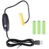 Кабель-замена батареек AA от USB 5V на 3V 4.5V 6V 5W Конвертер для домашних и офисных устройств