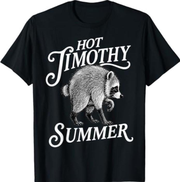 Hot Jimothy Summer Funny Jimothy Raccoon Animal Meme Vintage T-Shirt Unisex T-Shirt