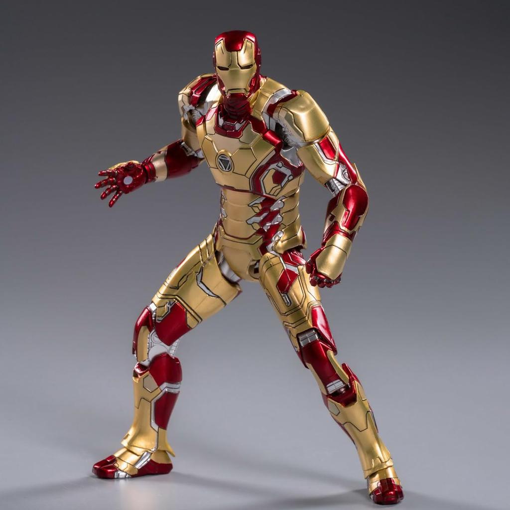 HiPlay Medium Moving Toys Железный человек MK42 Подвижная фигурка Завершенная версия продукта 1/10 Несветящаяся