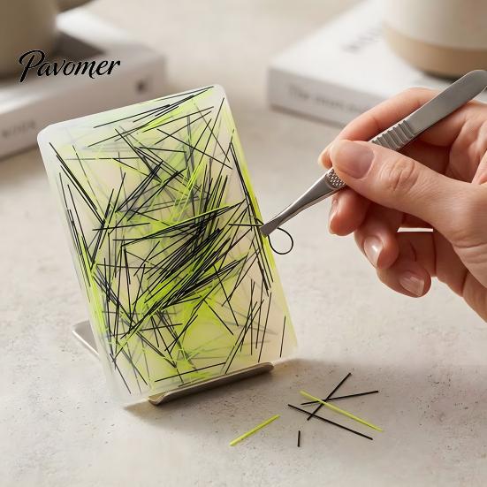 Desk Fidget Gadgets Skin Picking Toy with Tweezers, Hair Plucking for Tactile Stimulation Trichotillomania, Anxiety Relief Silicone Picky Pad