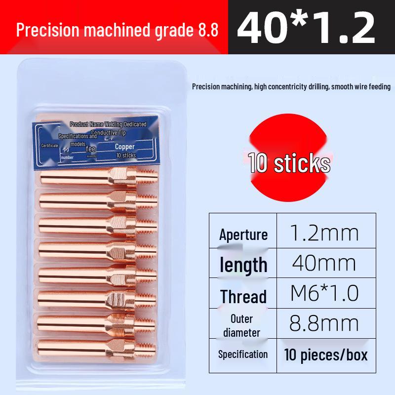 Panasonic Gas Shielded Copper Contact Tip for MIG Welding (0.8/1.0/1.2)