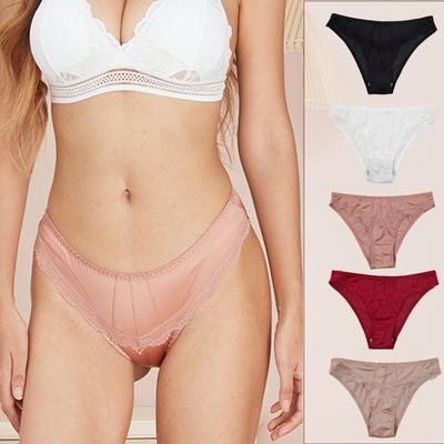 Женское бесшовное нижнее белье с низкой посадкой и сексуальным кружевом