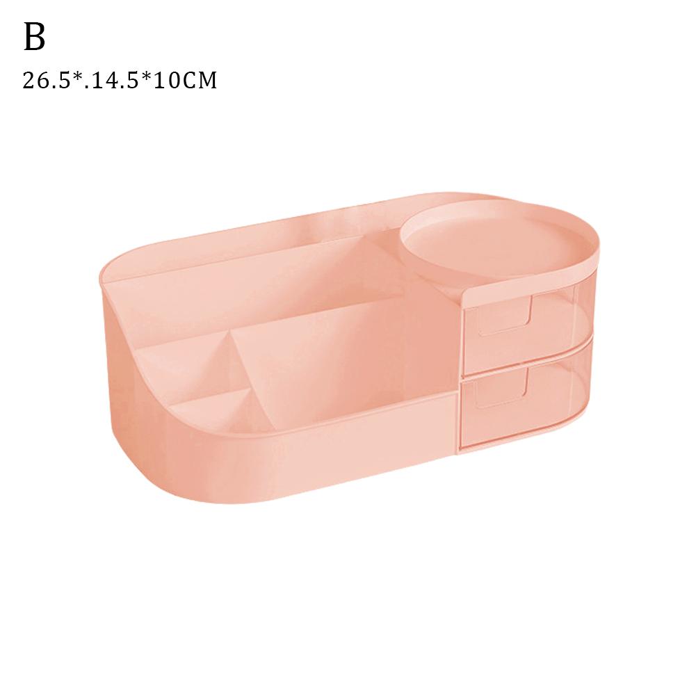 Большая вместительная коробка для хранения косметики, органайзер для косметики, ювелирных изделий, лака для ногтей, контейнера для косметики, настольного хранения всякой всячины