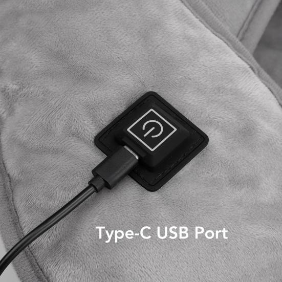 USB Греющая шаль Электроодеяло Горячий компресс Плечи Шея Спина Живот Ноги Талия Быстрый нагрев Грелка