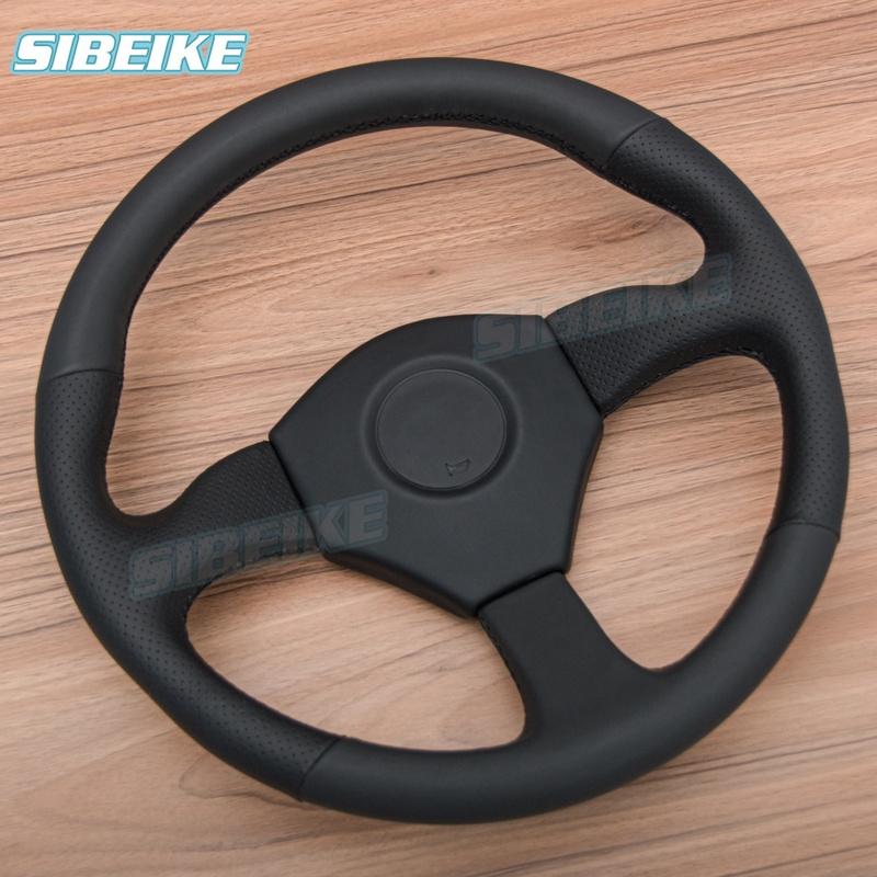 JDM Competition Leather Steering Wheel Universal 14inch Racing Sports Steering Wheel