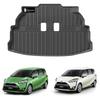 3D Trunk Mat for Toyota Sienta 170 TPE Rubber Luggage Waterproof Toyota Sienta 170 Series 2015 Luggage D.E. Series, Mat, Flushable, Non-Slip, (for
