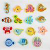 Magnetic Fishing Game Wooden Lightweight Bright Colors Easy Catch Baby Fishing Toy