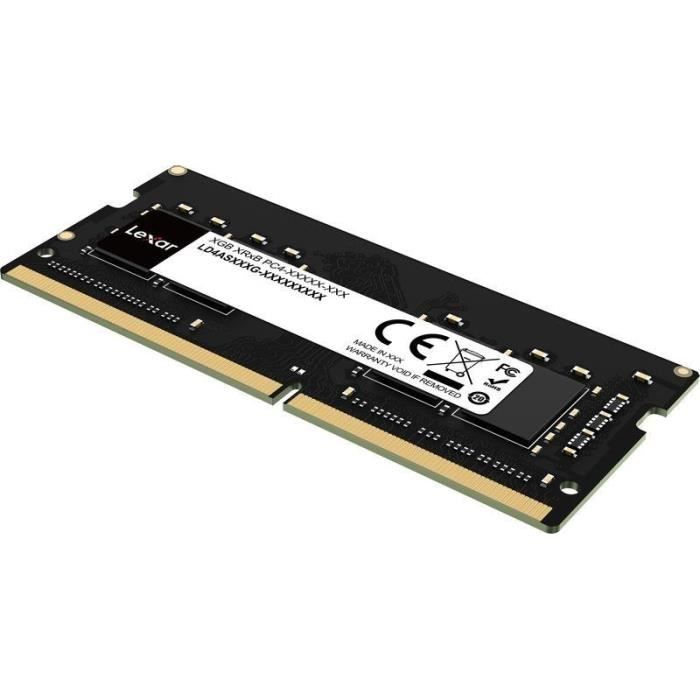 Mémoire RAM - LEXAR - DRAM - 8Go - (LD4AS008GB3200GSST)